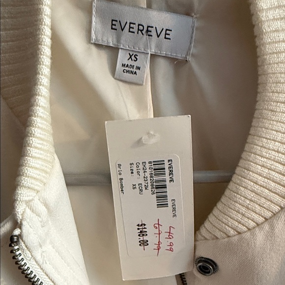 Evereve Ivory Snap-Front Jacket - Picture 2 of 3